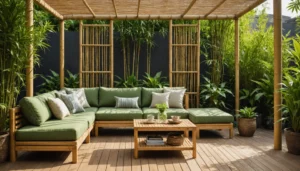 store exterieur en bambou