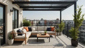 balcon pergola